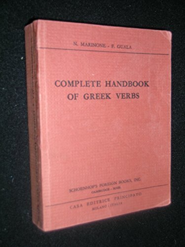 Complete Handbook of Greek Verbs,Used