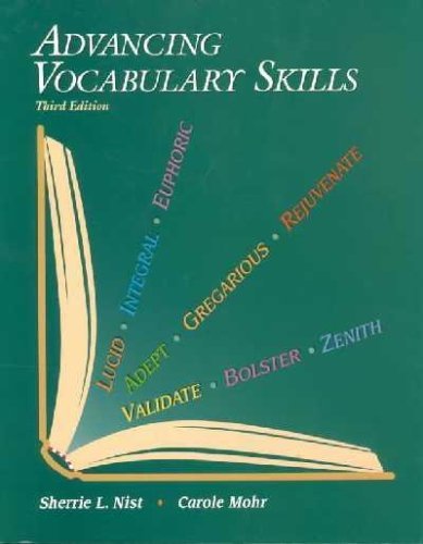 Advancing Vocabulary Skills,New