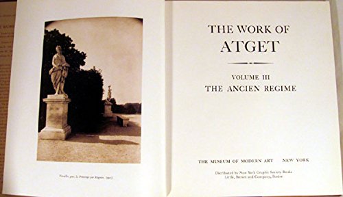 The Work of Atget Four volume set,Used