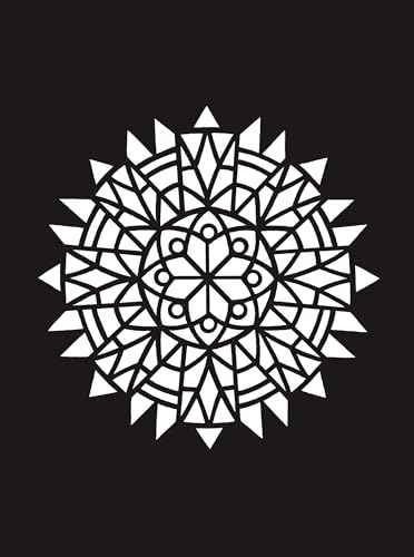 Dover Easy Kaleidoscope Stained Glass Coloring Book (Dover Little Activity Books: Art & Desig),Used