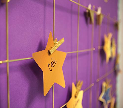 Carson Dellosa Galaxy 36 Stars Cutouts, Marble & Gold Star Cutouts for Bulletin Board and Classroom Dcor, Galaxy Dcor Classr,New