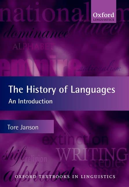 The History Of Languages: An Introduction (Oxford Textbooks In Linguistics),Used