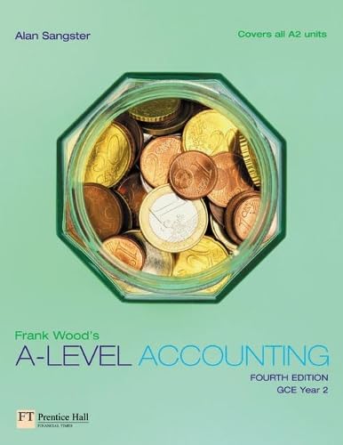 Frank Wood's Alevel Accounting: Gce Year 2,Used