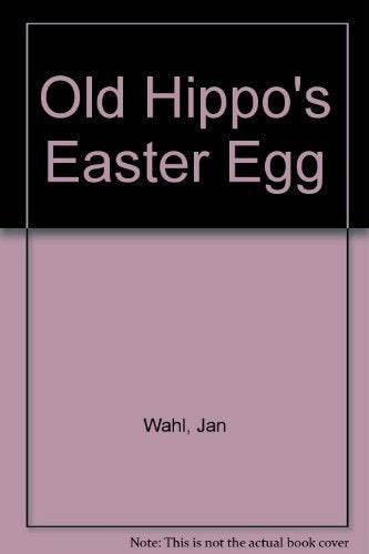 Old Hippos Easter Egg,Used