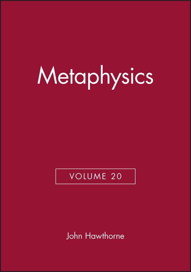 Metaphysics, Volume 20 (Philosophical Perspectives Annual Volume),Used