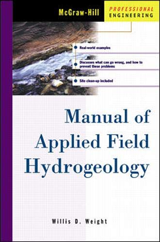 Manual of Applied Field Hydrogeology,Used