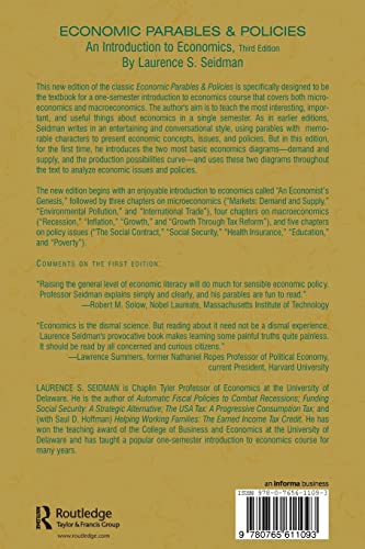 Economic Parables and Policies,Used
