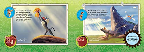 Disney The Lion King Timon and Pumbaa's Pride Lands Safari (Deluxe Book Plus),Used