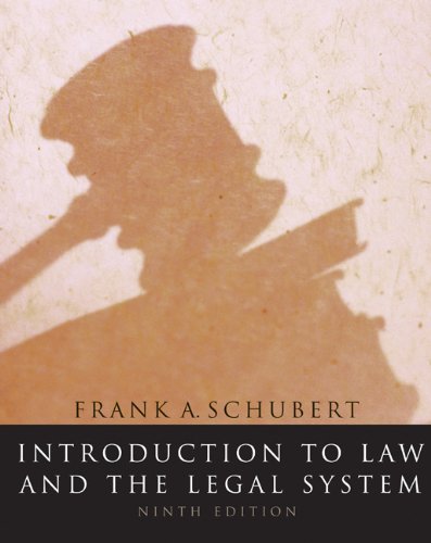Introduction to Law and the Legal System,Used