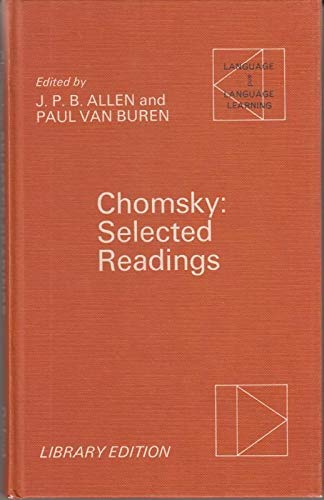 Chomsky: Selected readings; (Language and language learning, 31),Used