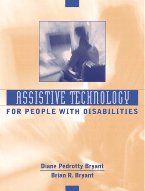 Assistive Technology for People With Disabilities,Used