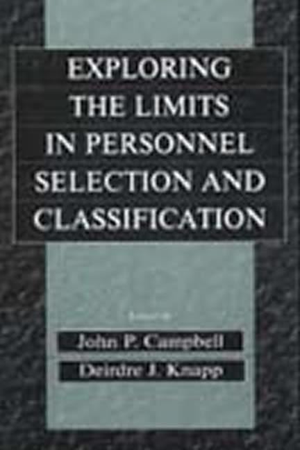 Exploring the Limits in Personnel Selection and Classification,New