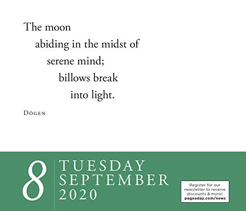 Zen PageADay Calendar 2020,New