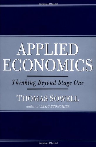 Applied Economics: Thinking Beyond Stage One,New