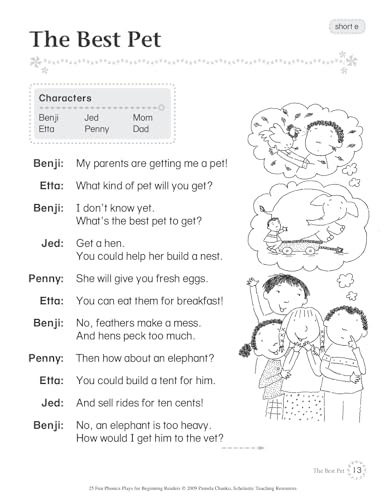 25 Fun Phonics Plays For Beginning Readers: Engaging, Reproducible Plays That Target And Teach Key Phonics Skills And Get Kids E,New