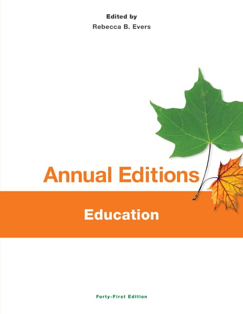 Annual Editions: Education, 41/e,Used