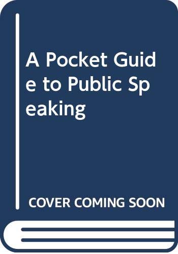 Pocket Guide to Public Speaking,Used