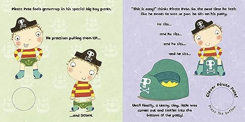 Pirate Pete's Potty: A Noisy Sound Book (Pirate Pete and Princess Polly),Used