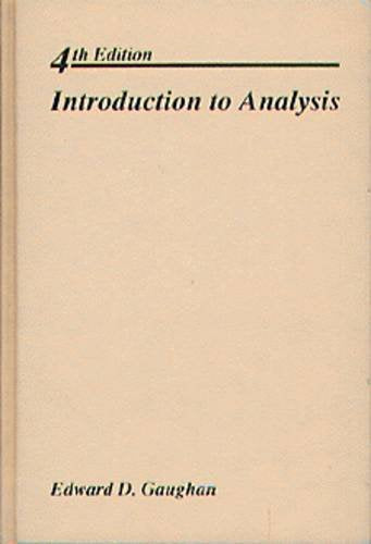 Introduction to Analysis,New