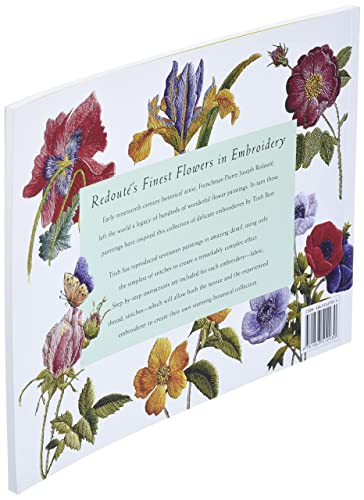 Redoute's Finest Flowers in Embroidery,Used