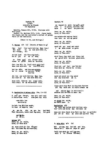Cantata No. 72  Alles nur nach Gottes Willen: SATB with SAB Soli (Kalmus Edition),Used