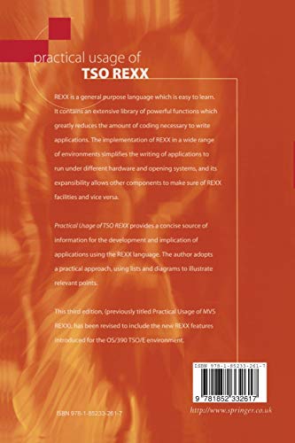 Practical Usage of TSO REXX,Used