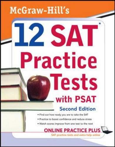 McGrawHill's 12 SAT Practice Tests with PSAT,Used