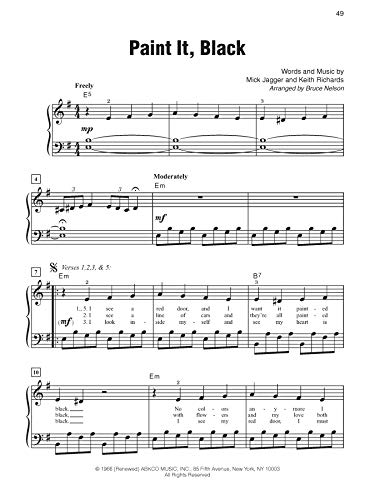 The Rolling Stones Sheet Music Anthology: Easy Piano,Used