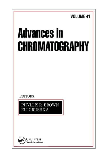 Advances in Chromatography: Volume 41,Used
