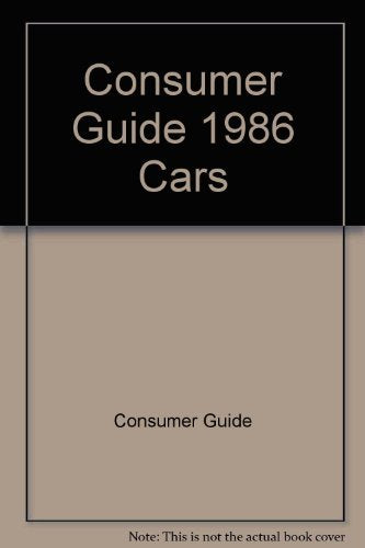 Cars Consumer Guide 1986,Used