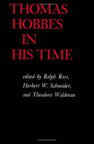 Thomas Hobbes in His Time,Used