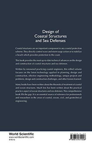 DESIGN OF COASTAL STRUCTURES AND SEA DEFENSES (Coastal and Ocean Engineering Practice),Used