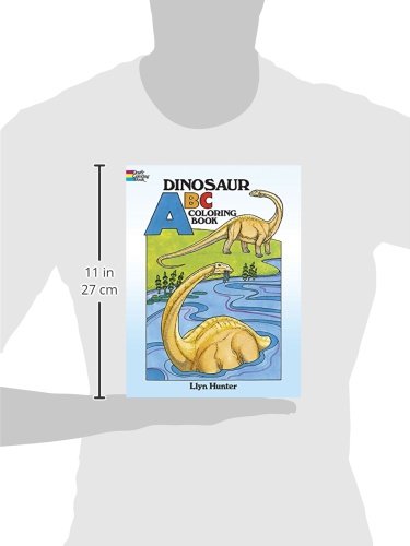 Dinosaur ABC Coloring Book (Dover Alphabet Coloring Books),Used