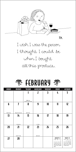 Mary EngelDark 2022 Wall Calendar: from the shadier side of Mary Engelbreit,Used