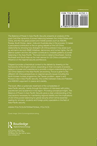The Balance of Power in AsiaPacific Security (Politics in Asia),Used