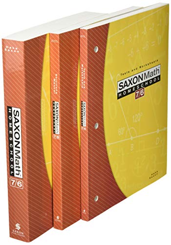 Saxon Math Homeschool: 7/6 (Saxon Math 7/6 Homeschool),Used