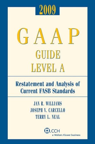 GAAP Guide Level A (2009) (MILLER GAAP GUIDE),New