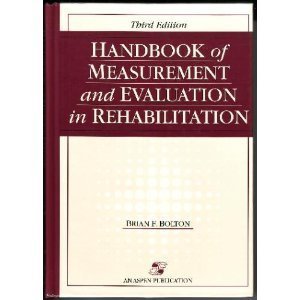 Handbook of Measurement and Evaluation in Rehabilitation,Used
