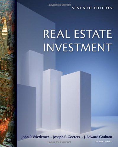 Real Estate Investment (with CDROM),New