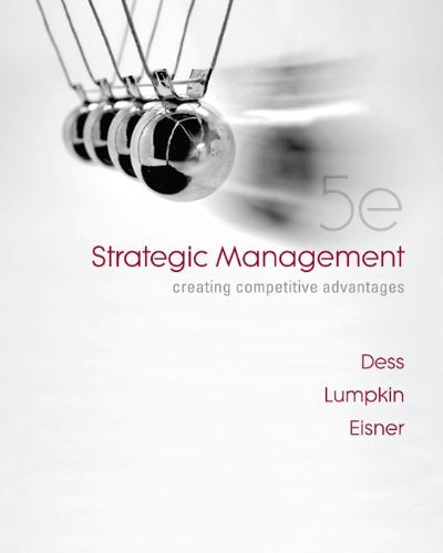 Strategic Management: Creating Competitive Advantages,Used