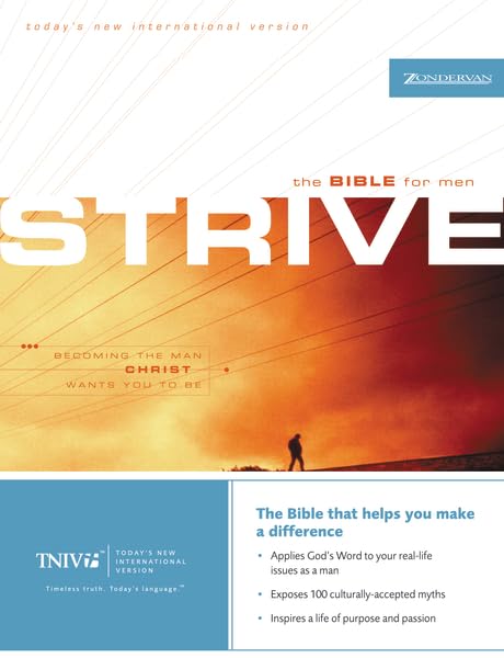 Strive: The Bible For Men (Tniv) (Today'S New International Version)