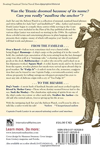 Jack Tar and the Baboon Watch: A Guide to Curious Nautical Knowledge for Landlubbers and Sea Lawyers Alike,Used