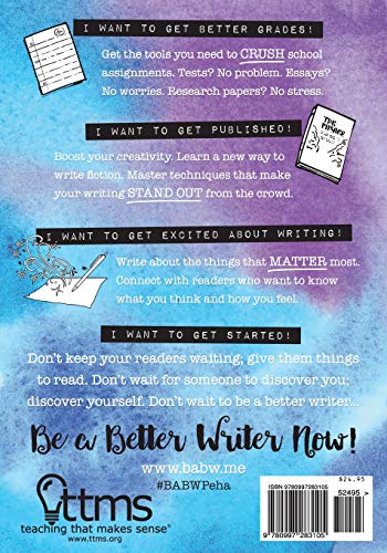 Be a Better Writer: For School, For Fun, For Anyone Ages 1015 (The Be a Better Writer Series),Used