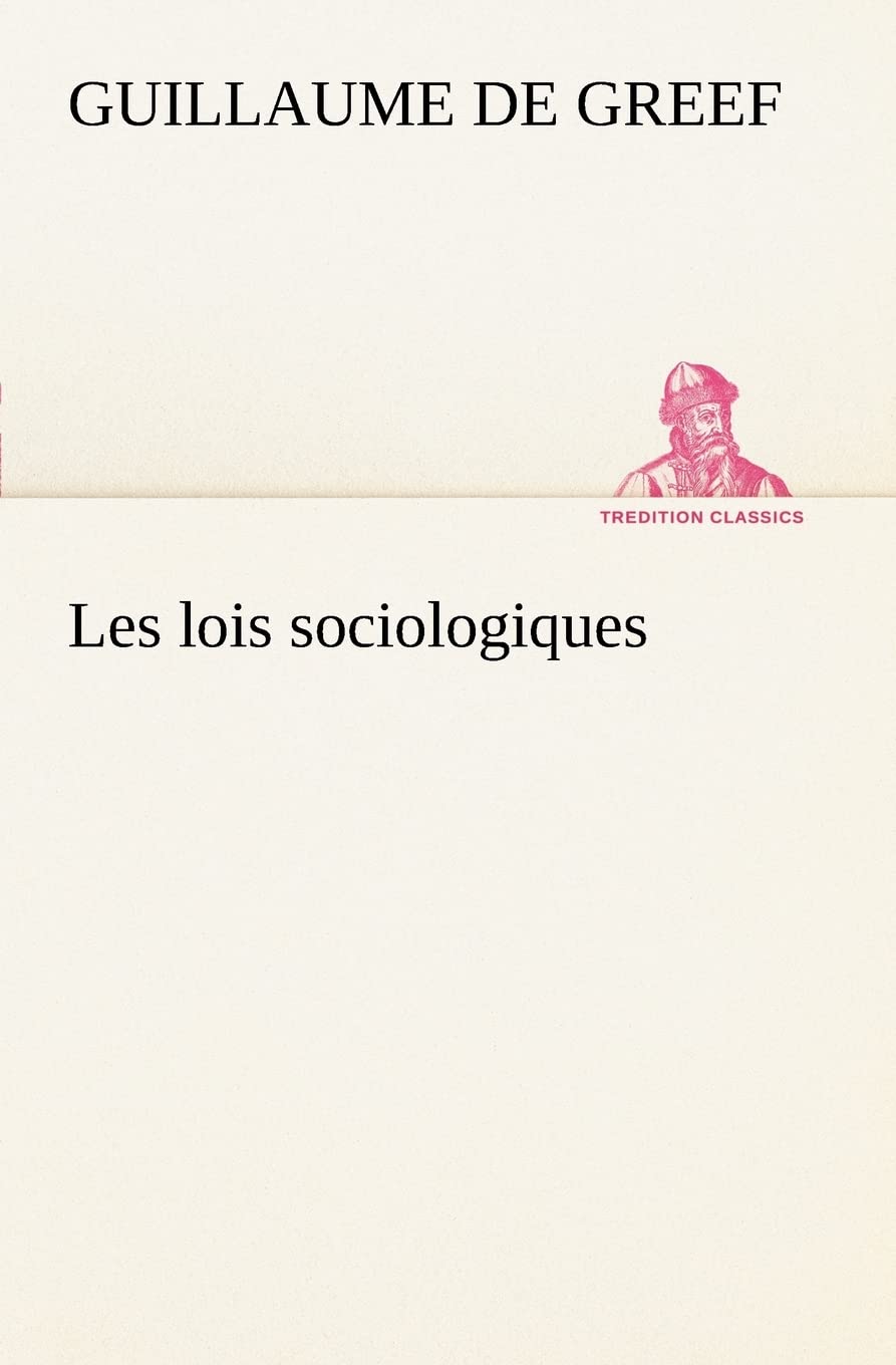 Les lois sociologiques (French Edition),Used