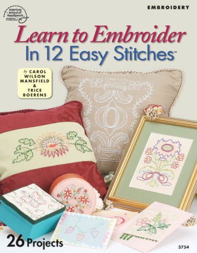 Learn to Embroider in 12 Easy Stitches,Used