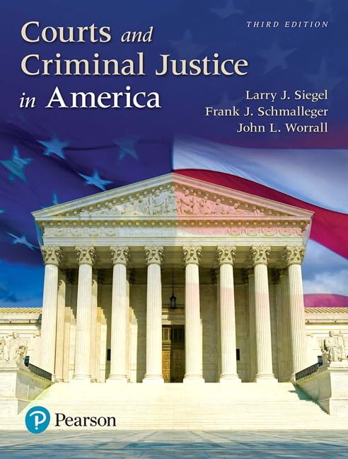 Courts and Criminal Justice in America,Used