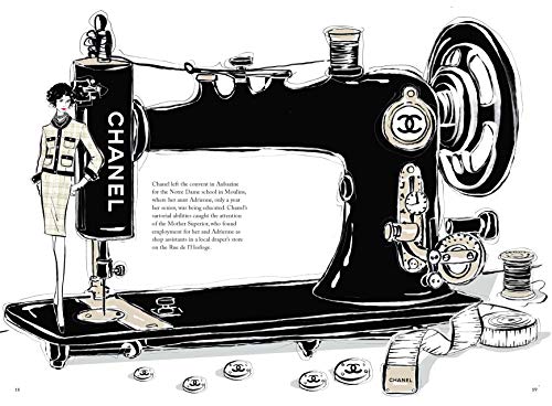 Coco Chanel: The Illustrated World of a Fashion Icon,New