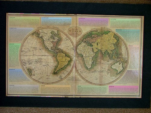 Time Chart Of World History: A Histomap Of Peoples And Nations For 4,000 Years-used