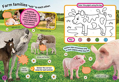 National Geographic Kids Baby Animals Sticker Activity Book (Ng Sticker Activity Books),Used