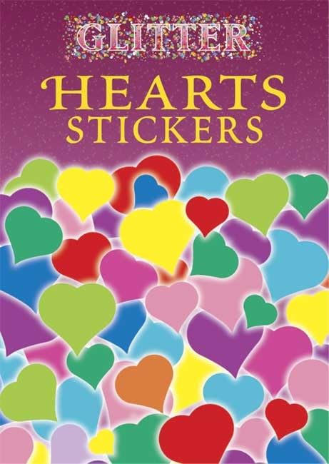 Glitter Hearts Stickers (Dover Stickers),Used
